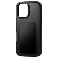 エレコム iPhone 16用電子ペーパーディスプレイ ハイブリッドケース ブラック PM-A24AEINK01BK