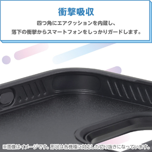 エレコム iPhone 16用電子ペーパーディスプレイ ハイブリッドケース ブラック PM-A24AEINK01BK-イメージ6