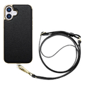ユニケース iPhone 16 Plus用Cross Body Case Duo ブラック UNI-CSIP24L-2CBBK