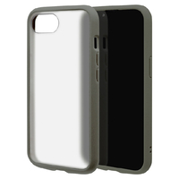 ラスタバナナ iPhone 16e用FLEXGUARD ハイブリッドケース TPU×PC グレー×フロストホワイト 8669IP5EHPGRYFW