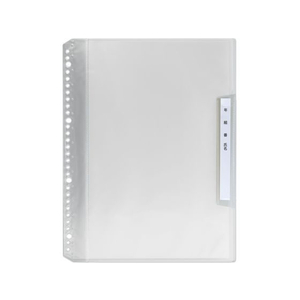 プラス 年組氏名 リフィール式クリアファイル A4 タテ入 クリアー FCP3062-84826/RE-201CF-イメージ1