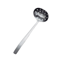 ワダコーポレーション 18-8 和味 槌目入 穴明お玉 中 FC125LS-6221700