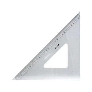 シンワ◆取引終了◆ シンワ/アクリル三角定規30cm 75264 FC966WJ-8164200-イメージ1