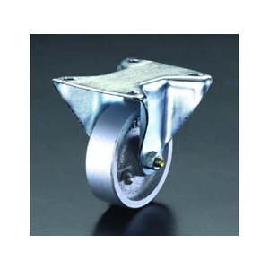 エスコ キャスター 固定金具 スティール車輪 150mm FCY9535-EA986N-150-イメージ1