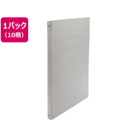 Forestway フラットファイルライト A4タテ とじ厚15mm グレー 10冊 FCE926U-FRW-213295