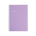 リヒトラブ Pastello ツイストノート A5 24穴 パープル FC09858-N1958-10