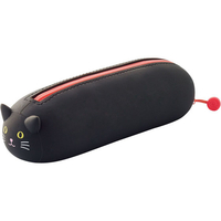 リヒトラブ SMART FIT プニラボ 寝ころびペンポーチ クロネコ FC09805-A7781-3