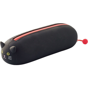 リヒトラブ SMART FIT プニラボ 寝ころびペンポーチ クロネコ FC09805-A7781-3-イメージ1