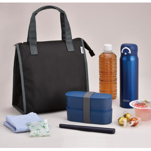 サーモス THERMOS 保冷ランチバッグ 5L トート型 ブラック FCJ511K-RFC-005 BK-イメージ4