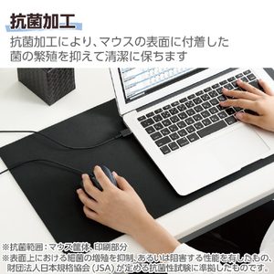 エレコム 静音 有線マウス EX-G 5ボタン Mサイズ(左手用) ブラック M-XGM31UBSKBK-イメージ7
