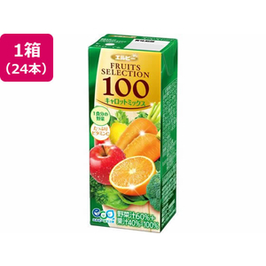 エルビー FRUITS SELECTION キャロットミックス100 200ml*24 FCU9788-24558-イメージ1