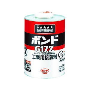 コニシ 速乾ボンドG17Z 1kg(缶) #43837 液状淡黄色1kg缶 FC834FP-2444011-イメージ1