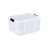 トラスコ中山 TRUSCO　クリアライトボックス　35L　透明 TCR-02