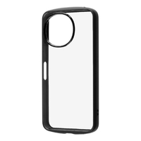 レイ・アウト AQUOS sense10/sense9用Puffull 耐衝撃 バンパー ハイブリッドケース ブラック RT-AQM6CMD1/B