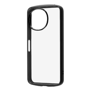 レイ・アウト AQUOS sense10/sense9用Puffull 耐衝撃 バンパー ハイブリッドケース ブラック RT-AQM6CMD1/B-イメージ1