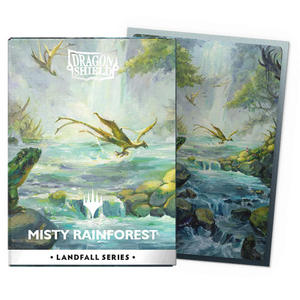 ARCANE TINMEN AT-16501 Landfall Series - Misty Rainforest License Sleeves - Standard size 16501DSｽﾀﾝDｽﾘ-ﾌﾞMISTY-イメージ1