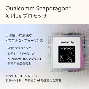 マイクロソフト Surface Laptop 13 インチ(Snapdragon X Plus/16GB/512GB) Surface Laptop プラチナ EP2-31937-イメージ8