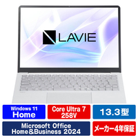 NEC 13．3型高性能ノートブック e angle select LAVIE SOL プラチナシルバー PC-S1375LAS-E5