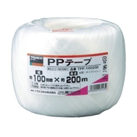 トラスコ中山 PPテープ 幅100mm×長さ200m 白 FC213FZ-3606961
