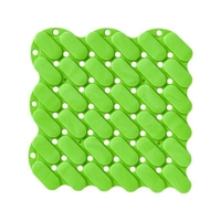 トラスコ中山 抗菌・防炎ジョイントスノコ 素足用 グリーン FC827JH-2072735