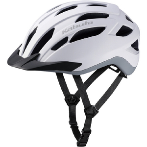 OGKカブト 自転車用ヘルメット(普段使い/通学用) WR-X マットホワイト WRXﾏﾂﾄﾎﾜｲﾄ-イメージ1