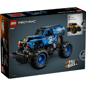 レゴジャパン LEGO テクニック 42219Monster Jam(TM) Grave Digger(TM) ファイヤー&アイス プルバック 42219ﾓﾝｽﾀ-ｼﾞﾔﾑﾌｱｲﾔ-ｱｲｽﾌﾟﾙ-イメージ4