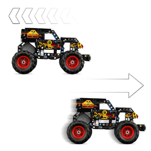レゴジャパン LEGO テクニック 42219Monster Jam(TM) Grave Digger(TM) ファイヤー&アイス プルバック 42219ﾓﾝｽﾀ-ｼﾞﾔﾑﾌｱｲﾔ-ｱｲｽﾌﾟﾙ-イメージ6
