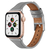 GAACAL Apple Watch Series 1-9/SE1-2 [38/40/41mm]用「きれいめアッシュ」PUレザーバンド グレー W00264GYA-イメージ1