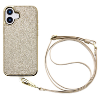 ユニケース iPhone 16 Plus用Cross Body Case Duo プリズムゴールド UNI-CSIP24L-2CBPG