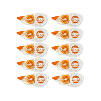 プラス ホワイパープッシュプル 6mm オレンジ 10個 F081129-49969/WH70610P