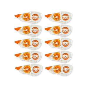 プラス ホワイパープッシュプル 6mm オレンジ 10個 F081129-49969/WH70610P-イメージ1