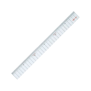 共栄プラスチック メタクリル両切直線定規 30cmA-2035 FC970WK-4607010-イメージ1