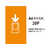 プラス クリアーファイル スーパーエコノミー A4 20ポケット イエロー FCC5123-88424/FC-122EL-イメージ4