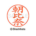 シヤチハタ ネームペン用ネーム シルバー 既製 朝比 FC45847-X-GPS-0076
