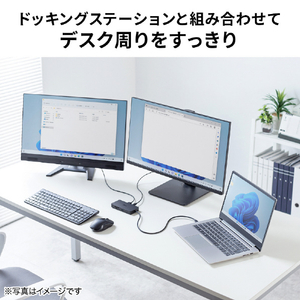 サンワサプライ Type-C変換アダプタ(CtoC・L字縦挿し・40Gbps・240W) AD-USB36CCFLT-イメージ16