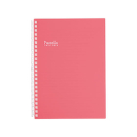 リヒトラブ Pastello ツイストノート A5 24穴 ルージュ FC09861-N1958-2