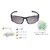 ニデック G-SQUARE アイウェア フルリム[MOBA] Professional Model Black-Black C2FGEA6BLNP5029-イメージ2