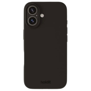 Holdit iPhone 16用シリコンケース ブラック 16503-イメージ1
