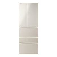 東芝 601L 6ドア冷蔵庫 サテンゴールド GR-A600FH(EC)