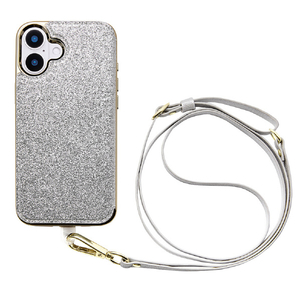 ユニケース iPhone 16 Plus用Cross Body Case Duo シャインシルバー UNI-CSIP24L-2CBSS-イメージ1