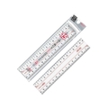 共栄プラスチック メタクリル両切直線定規 15cmA-2515 FC971WK-4605523