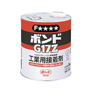 コニシ 速乾ボンドG17Z 3kg(缶) #43857 液状淡黄色3kg缶 FC835FP-2444020-イメージ1