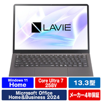 NEC 13．3型高性能ノートブック e angle select LAVIE SOL ムーンブラック PC-S1375LAB-E5