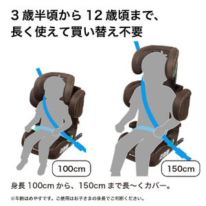 ナカバヤシ　リーマン ハイバックジュニアISOFIX R129(3歳半頃～・身長100～150cm) ﾊｲﾊﾞﾂｸｼﾞﾕﾆｱISOFIXR129-イメージ7