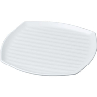 若泉漆器 ニューホワイト くつわ型プレート 30cm FC546KZ-0405590