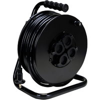 トラスコ 電工ドラム ジェネラルリール３０ｍ 屋外用 AC100V ODL-30MBK