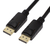 アイネックス DisplayPort 1．4対応ケーブル 2m ブラック AMC-DP1420-イメージ1