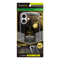 トリニティ iPhone 16用[GLASSICA] 背面ゴリラガラスケース クリア TR-IP24M2-CGC-GOCCCL
