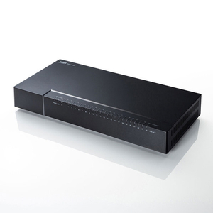 サンワサプライ ギガビット対応 スイッチングハブ(24ポート・マグネット付き) LAN-GIGAP2402BK-イメージ12