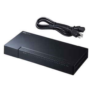 サンワサプライ ギガビット対応 スイッチングハブ(24ポート・マグネット付き) LAN-GIGAP2402BK-イメージ13